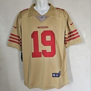 San Francisco 49ers DEEBO SAMUEL #19 Gold NFL On Field Jersey Size Men Small NEW